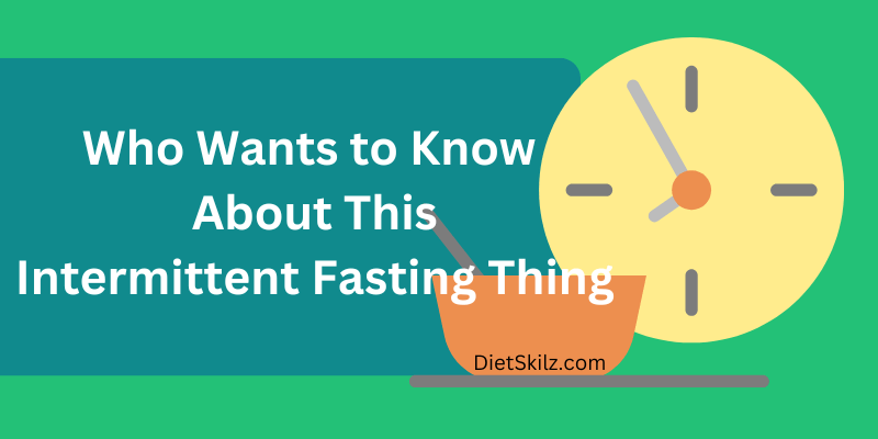 a clock and a bowl representing what is intermittent fasting