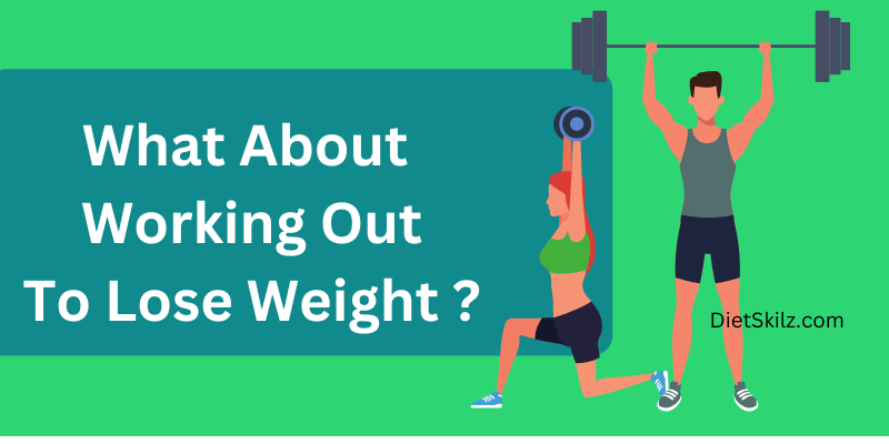 working out to lose weight banner featured image