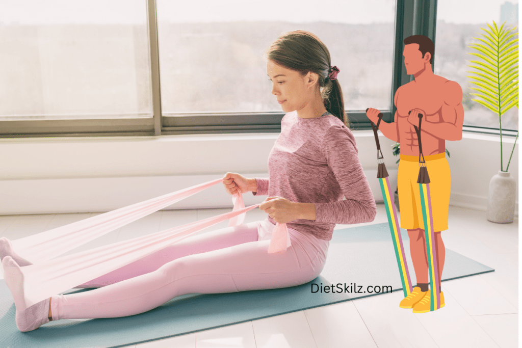 exercise bands are low impact at home